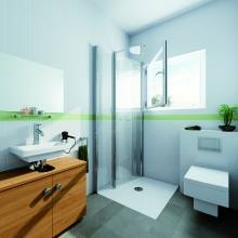 DREH-FALT-DUSCHE / DUSCHE VORM FENSTER - die Lösung,wenn Ihre Dusche ins Badfenster ragt DREH-FALT-DUSCHE / DUSCHE VORM FENSTER