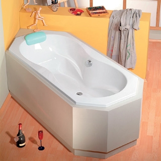 8-Eck-Badewanne