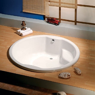 RUNDBADEWANNE - runde Badewannen sind beliebt, benötigen aber etwas mehr Platz im Badezimmer Rundbadewanne - Ovale Badewanne