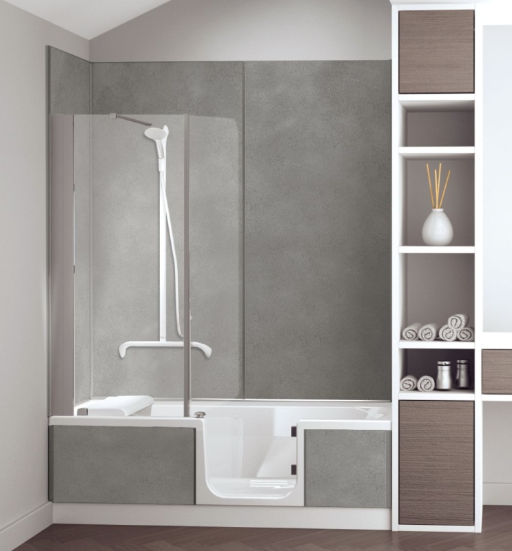 WANDPANEEL für Badewanne