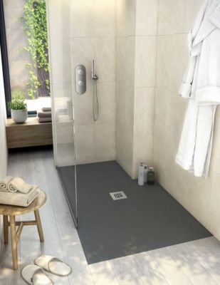 Foto - FLACHE BRAUSEWANNE 140x90 cm - bodengleiche Dusche 140x90 x3 cm, Mineralguss