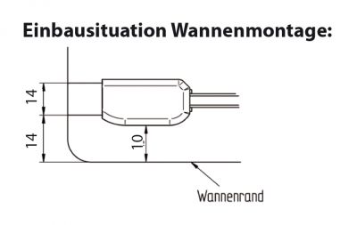 Wannenrandmontage der DUSCHE-U-FORM-AUF-MASS-5005245_PENDELTUER-DUSCHKABINE-U-MADE