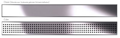 Duschrinne 100cm - für Duschboard LINE Flat - befliesbares Duschelement