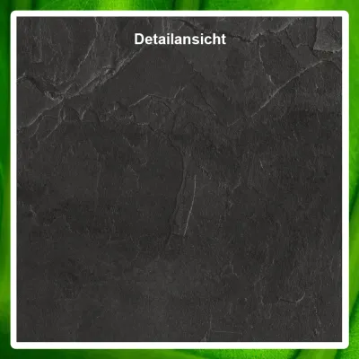 Duschrückwand SCHIEFER SCHWARZ - Abschluss Profilschiene für Duschrückwand Alu silbermatt
