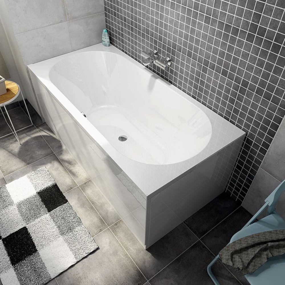 Badewanne 165x75 HOASTRA B - Acryl RECHTECK