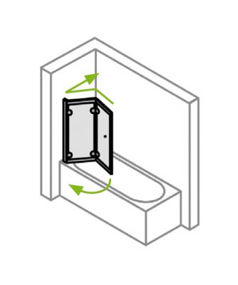 BADEWANNENAUFSATZ-100X140-DUSCHABTRENNUNG-TRENNWAND-BADEWANN