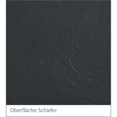 Schieferoptik der Duschwanne Mineralguss Silex, Optik: Schiefer