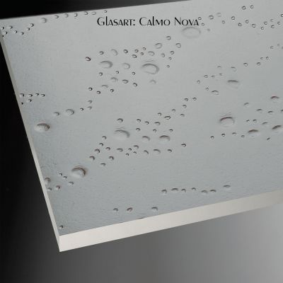 Dekor Glasart CALMO NOVA für 4-scheibige Duschkabine