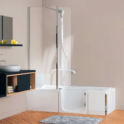 MONTAGESERVICE - begehbare Badewanne mit Tür installieren