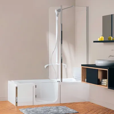 Einbauservice begehbare Badewanne mit Tür - professionell durch Werksmonteur