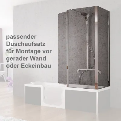 Einbauservice - Badewanne mit Tür durch unsere Werksmonteure