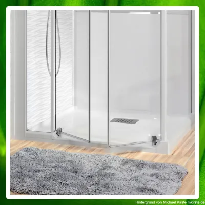 Beispiel - MONTAGESERVICE Badumbau - Badewanne zur Dusche umbauen
