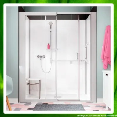 Beispiel - Badewanne raus - Dusche rein, Montageservice durch Werksmonteur
