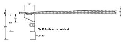 Darstellung Foto1 Duschelement - SIFON-SENKRECHT-DUSCHRINNE-SIPHON-VERTIKAL