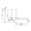 Maßzeichnung - Sifon für Waschtische - Badmöbel Set von IHR-BAD.INFO