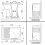 Skizze Sitzbadewanne - Seniorenbadewanne mit Tür 115 x 68 x 90 cm, L