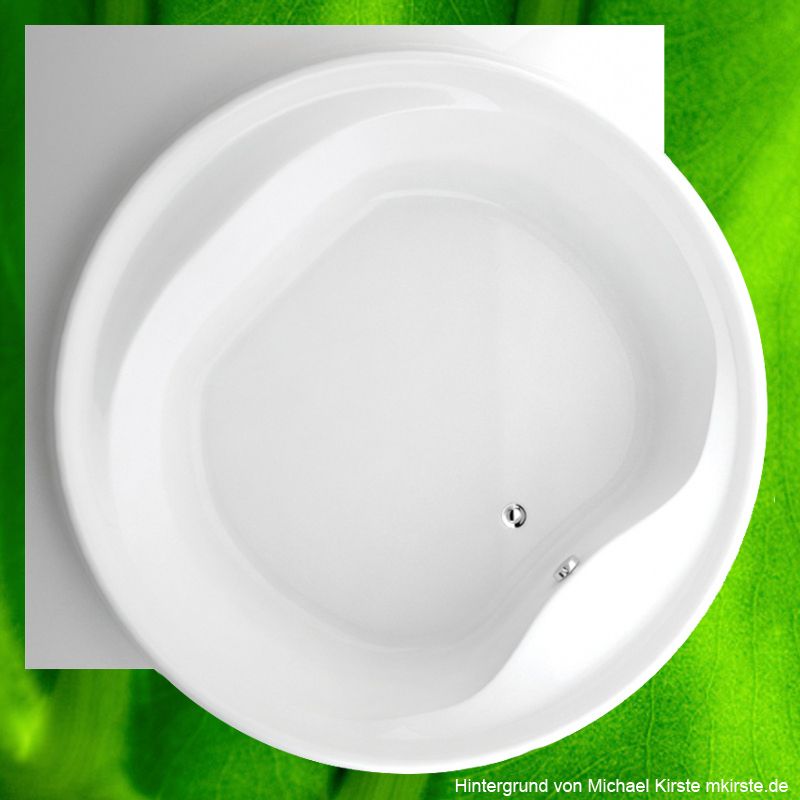 Badewanne 160 + Styroporträger und Exentergarnitur Borneo R