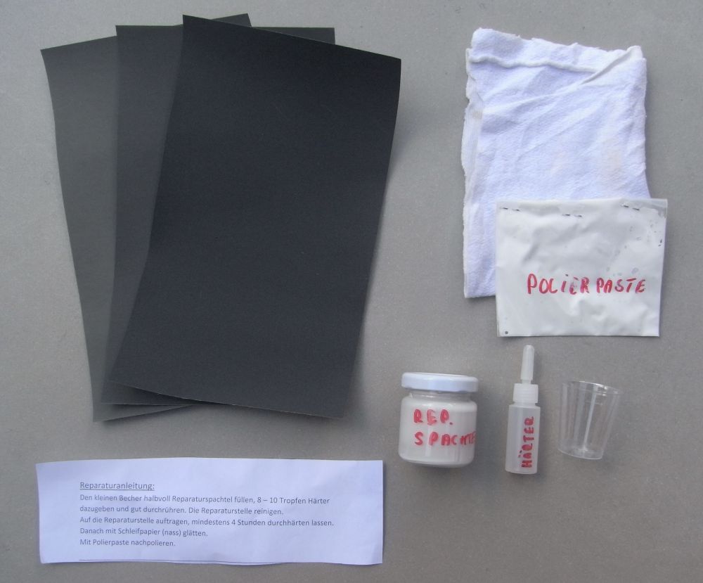 1,2 Kg STC 2K EP Grundierung Epoxy 5:1 RAL 9010 Reinweiß Set Inkl