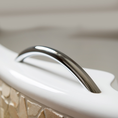 Badewannengriff Bogen, Chrom