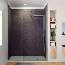 Wandpaneel für Dusche - Rückwandverkleidung als komplettes Set - Ecke, Nische oder gerade Wand