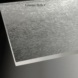 Glasdekor BELLA C für 2-scheibige Duschkabine
