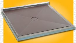DUSCHELEMENT ohne FUGEN kaufen - Kerlite Board - einbaufertig belegt