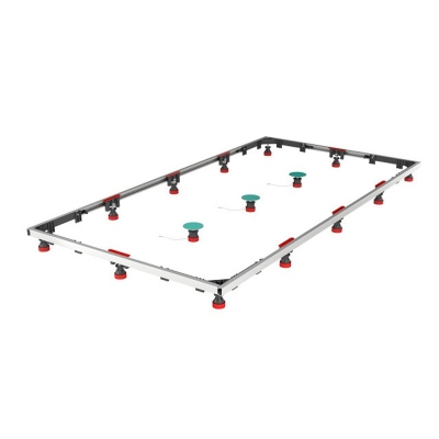 Montagerahmen bis 160x100 cm - MEPA - Fussgestell-Rahmengestell für Duschwannen