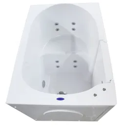 Whirlpool LUFT-System für Badewanne mit Tür, begehbare Seniorenwanne