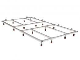 Zusatzoption zu Mineralguß: Rahmengestell ab 1501 mm - Duschwanne - Rahmengestell, Fußgestell, Montagerahmen